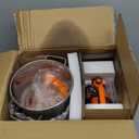 VEVOR 3 Gallon Vacuum Chamber and 3.5 CFM Pump Kit, Stainless Steel Chamber, Single Stage Vacuum Pump Degassing Chamber Kit, with Acrylic Lid, Oil, 4.92 ft Hose, for Degassing Resin Silicone Epoxies