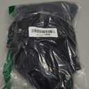 Blooming Jelly Womens Swim Skirt High Waisted Bikini Sets Tummy Control Swimsuits Mesh Sarong Wraps Bathing Suits (Medium, Black)