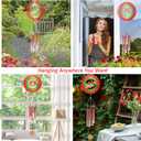 Wind Chimes with Cardinal Wind Spinner, Mom Gifts for Christmas Grandma Mom Women Birthday Retirement Teacher, 31" Windchimes Outdoor Decor Hanging Mobile for Garden Porch Patio Backyard