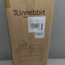 Baby Bassinets Bedside Sleeper, 4 in 1 Portable Bedside Crib w/Mattress, Diaper Changer, Storage Basket, Music Box, Carry Bag, Foldable Playard Sleeper for Newborn (Light Gray)