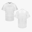 MESOSPERO Blank Football Jerseys for Men,Mesh Polyester Plain Football Shirt Pullover Sports Clothing XL Black White Grey