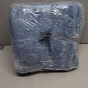 LOCHAS Bathroom Rugs, 24" x 60" Long Bath Rug, Non Slip Washable Bathroom Runner Rug Soft Absorbent Bath Mat for Shower, Shaggy Plush Luxury Large Bath Rug, Blue