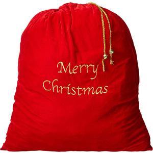 Fun World Costumes Men's Santa Sack (Red/Gold) Fun World Costumes Men's Santa Sack (Red/Gold)