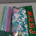 American Mahjong Tile Set, 166 Premium Green Tiles, 4 All-in-One Color Racks/Pushers, Mahjong Accessories Mahjong Set Complete with Bag (Ma Jong, Mah-Jongg, Majiang)