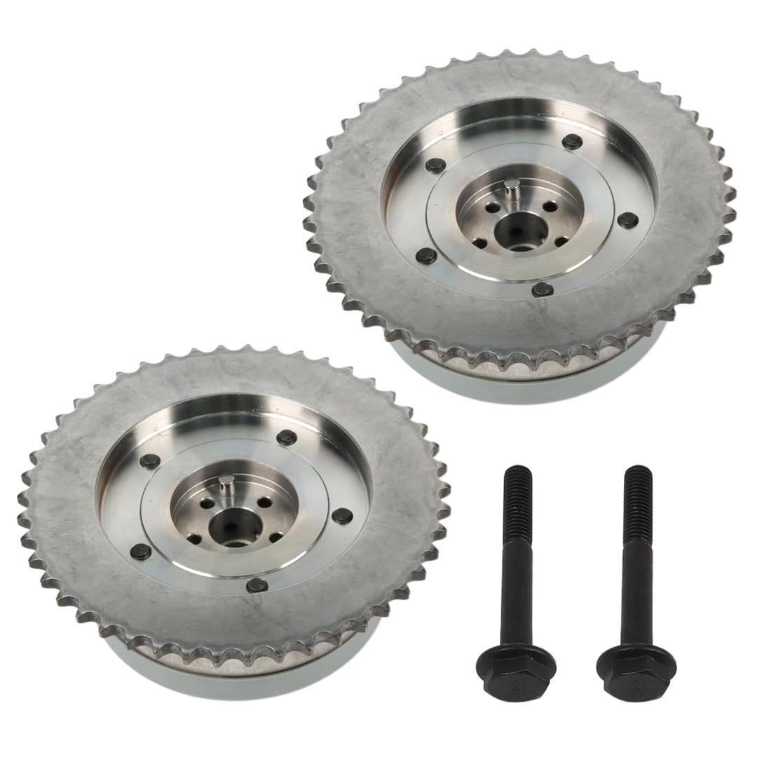 Engine Variable Timing Sprocket Cam Camshaft Phaser Gear of 2 pcs Compatible with Chevy Buick GMC GM 2.0L 2.4L Replace# 12621505 12578515