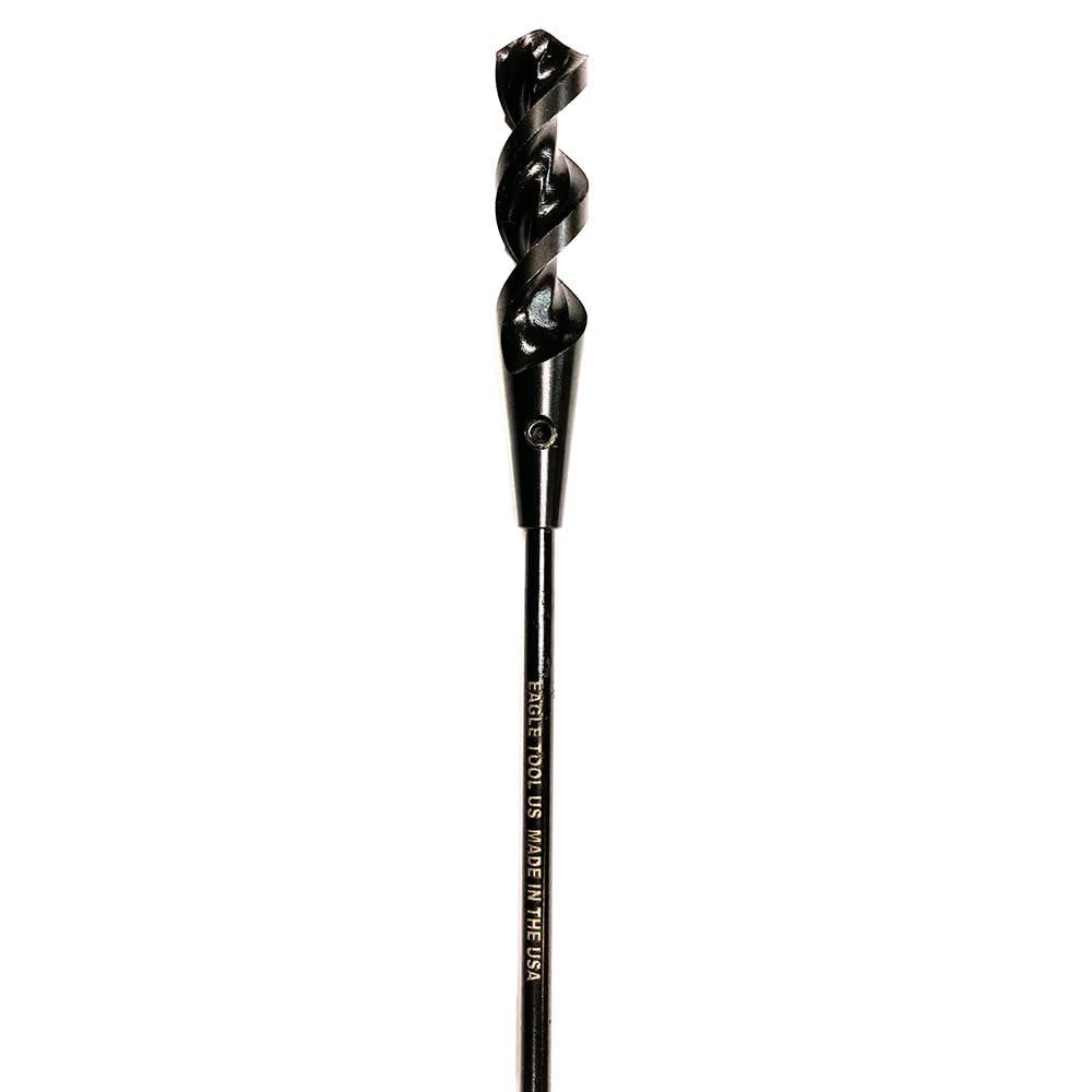 Made in The USA, Eagle Tool US ETD75072, Installer Dirt Auger Drill Bit, 3/4-Inch Head with 72-Inch by 1/4-Inch Shank Included