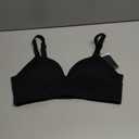 Truekind Bras for Women No Underwire, Seamless Bra, Plus Size Adjustable Bralette, Wireless Bras for Women Black XL