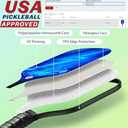 Pickleball Paddles Set of 2, Lightweight USAPA Approved Fiberglass Pickleball Set of 2 with Outdoor Pickleballs