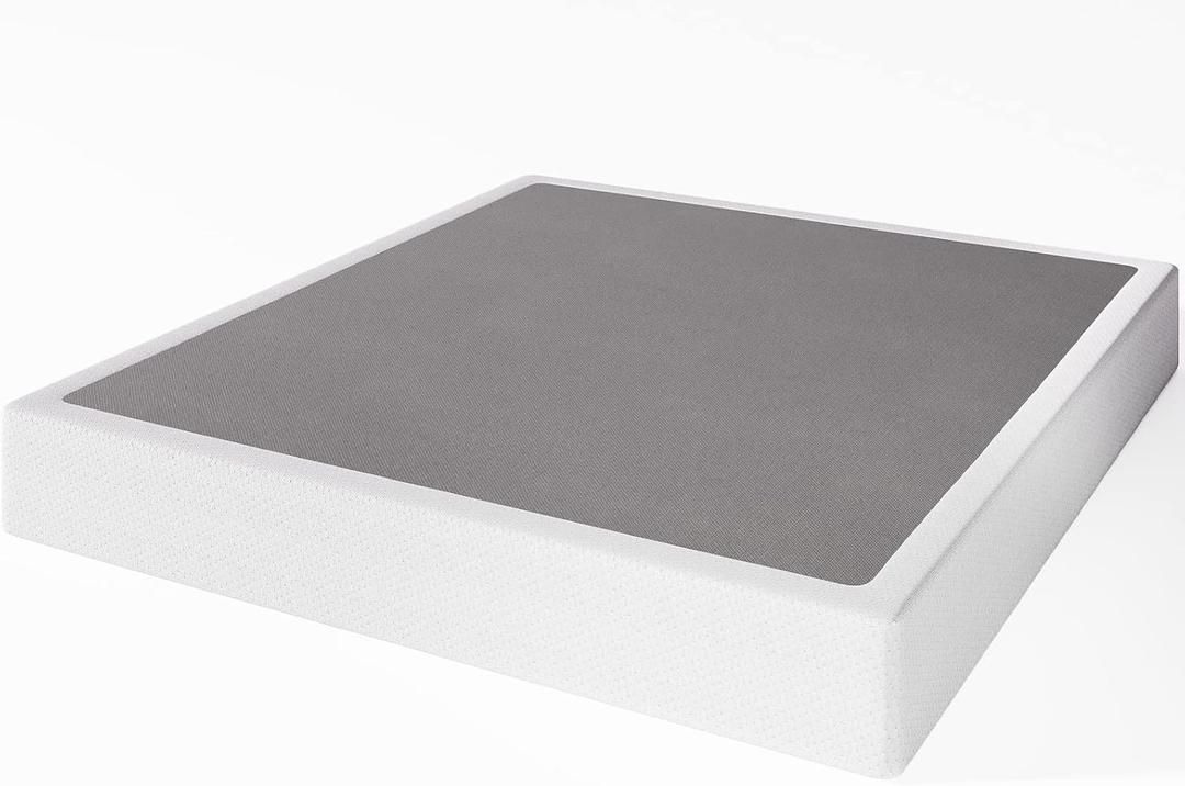 Box-Spring-Full, 9 inch Metal Full Size Box Spring Only, Heavy Duty Full Box Spring with Fabric Cover, Easy Assembly, Non Slip, Noise Free