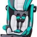 Baby Trend Hybrid SI 3-in-1 Combination Booster Seat, Hoboken Teal – Side-Impact Protection, 3-Stage Growth Design, Adjustable Headrest, Cushioned Comfort