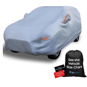 EzyShade 10-Layer SUV Car Cover Waterproof All Weather. See Vehicle Size-Chart for Accurate Fit. Outdoor Full Exterior Covers for Automobiles Heavy Duty Tarp Jeep Rav4 CRV. Size S3 (See SizeChart)