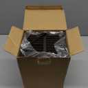 VANRA Utensil Holder Kitchen Condiment Organizer Utensil Caddy Storage Basket Organizer Metal Flatware Caddy with Wood Handle, Black