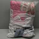 Cmfshape Summer Floral Oversize King Bedspread,Romantic Pink Quilt Set King,Reversible Stitched Bedding Set All Season,Soft Lightweight Coverlet with Pillow Cases (Hot Pink&Rose, Super King114 x102)