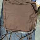 17'' x 16'' x 2.5"Thick Chair Cushions for Dining Chairs, 4 Pack WaterProof Easy Clean Kitchen Chair Pads with Ties and Non-Slip Backing - 30D High Elastic Foam Soft Kitchen Chair Cushions (Brown)