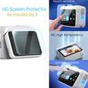 Fotoleey Magnetic Quick Release Mount for Insta360 Go 3S, Go3 with Screen Protector and Lens Protector