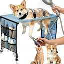 Dog Grooming Hammock Stand for Small Dogs & Cats, Pet Grooming Table 20 lbs