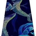 nuveti Yoga Mat Print Extra Thick TPE Non Slip Fitness Exercise Mat with Carrying Bag,72"x24" Extra Thick 6MM Exercise & Workout Mat for Yoga, Pilates Fitness and Floor Exercises