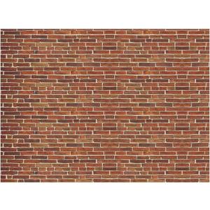 10 x 8 ft Christmas Brick Wall Backdrop for Photography Polyester Fabric Brick Backdrop Photo Studio Props Banner for Graduation Newborn Birthday Party (Dark Red)