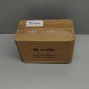 50pcs Paper Hand Fan with Organza Bags Bamboo Handheld Folding Fan DIY Decorative Wedding Party Favors (Light Purple)