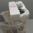 USumkky 25" Table Lamps Set of 2 - Modern Bedside Lamps for Living Room - White Washed Ceramic Nightstand Lamps for Bedroom