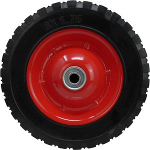 Shepherd 9594 Semi Pneumatic Sawtooth Tread Replacement Wheels (8-inch, Ball Bearings)