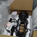 26" Modern Lamp for Living Room, Industrial 3-Way Dimmable Beside Table Lamp with USB A+C Charging Ports & AC Outlet, Touch Control Beside Lamp LED Night Light for Bedroom Single(2 Bulbs Included)