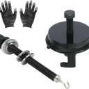 For GM 25264/551141 Harmonic Balancer Puller and LS Harmonic Balancer Installer Fit for GM 1997-UP V8 LS1 LS2 LS3 LS4 LSX LSA LS6 LQ4 LQ9 Crank Pulley Puller and Installer Set for GM LS LT Engines