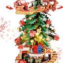 3D Puzzles for Adults, Wooden Music Box Christmas Melody Tree, 3D Model Building Kits for Adults, Home Decor/Christmas Birthday Gifts/DIY Crafts/Hobbies for Teens (319PCS)