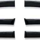 Rain Guards Window Visors 6 Piece Set for Nissan Rogue 2021 2022 2023 2024 2025 Window Deflectors, Out-Channel Vent Shades Car Accessories (for Rogue 21-25 6-Piece Chrome)