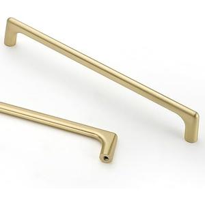 Asidrama 10 Pack 7.5 Inch(192mm) Brushed Gold Cabinet Pulls Cabinet Handles Cupboard Handles Kitchen Cabinet Hardware for Cupboard Drawer Pulls