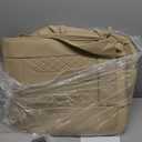 FLORICH Leather Seat Covers, Car Seat Cover Full Set Automotive Seat Covers Waterproof Car Seat Protectors 5 Seats Universal Seat Cover Fit for Most Cars SUV Trucks, Beige