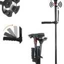 Cane Hero, CaneHero Walking Cane for Men & Women Smart Cane with LED Light & Emergency Alarm, Adjustable, Foldable, Lightweight with Non-Slip Base for Seniors, Everyday Support & Safety (1 pc)