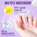 3 x CHUCHU Vegan Cuticle Oil for Nails: Lavender Jojoba Nail Cuticle Oil with Vitamin B & E for Moisturizes Cuticle and Nail's Skin - Prevents Hangnails and Chapped 15ML