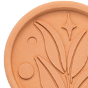 Goodful Brown Sugar Saver and Softener Disc with Elegant Leaf Design, Multiple Uses for Food Storage Containers, Reusable and Food Safe, Terracotta,
