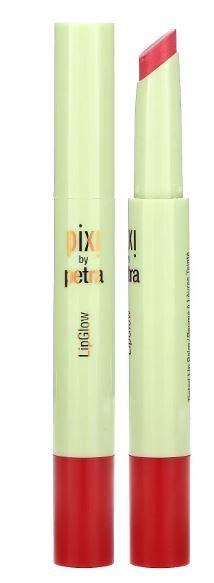 Pixi LipGlow | Sheer, Buildable Colour Lip Balm with Glossy Finish | Hydrating & Nourishing Formula for Everyday Wear | Mirror-Free Application | Ruby | 0.05 oz/ 1.5g