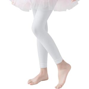 EPEIUS Ballet Tights for Girls Footless Dance Tights Toddler Soft School Stockings Kids Leggings Pantyhose, 3-5T