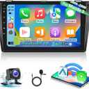 NHOPEEW [2+64G] for Mazda 3 2004-2009 Android Car Radio with Wireless Carplay and Android Auto - 9 Inch Touchscreen Car Stereo - DSP/Multiple UI/WiFi/GPS Navigation/SWC + AHD Backup Camera