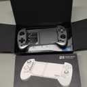 ShanWan Mobile Game Controller for iphone/Android with PHONE CASE Support, Bluetooth Wireless Gamepad - PS Remote Play, Xbox Cloud, Steam Link, GeForce NOW, MFi Arcade Games-Long Battery Life (Silver)