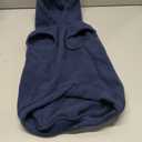 IECOii Dog Hoodie for Medium Dogs, Warm Fleece Dog Hoodies Sweater with Leash Hole and Pocket, Cozy Dogs Cold Weather Coat for Fall Winter Hooded Sweatshirt Vest for French Bulldog, Blue, L