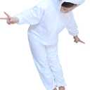 Matissa Kids Animal Costume for Boys Girls Unisex Fancy Dress Party Outfit Cosplay (M (For kids 35.5" - 41.5" tall), Goat)