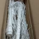 2 Pack 6FT Lighted Birch Tree with 260 LEDs Warm White and Multicolor Lights, 8 Functions Remote Faux Light Up Twig Christmas Tree with Lights for Indoor Outdoor Xmas Holiday Party Decoration