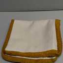 a moment Loop Yarn Linen-Like Pillow Cover Natural Soft Decorative Throw Pillow Case Farmhouse 12x20 Inch, Bohemian Textured Cushion Cover for Sofa Bed, Wrinkle-Resistant Home Decor Mustard Yellow