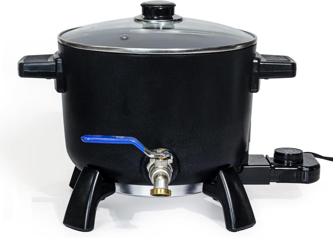 Wax Melter for Candle Making, 6Qts Candle Wax Melting Pot with Spout for Soy Wax Soap Base Easy Pour & Non-Stick & Temps