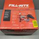 Fill-Rite FR610HA 115V 15 GPM Fuel Transfer Pump w/Discharge Hose & Automatic Nozzle (Red) | Gasoline, Diesel, Kerosene, Ethanol & Methanol Blends & Biodiesel