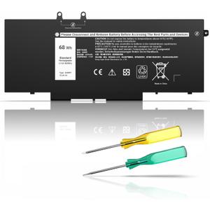 68Wh 3HWPP Laptop Battery Compatible with Dell Latitude 5401 5410 5411 5501 5511 5510 Precision 3541 3550 3551 Inspiron 7500 7506 7706 2-in-1 03HWPP 10X1J N2NLL 1VY7F 451-BCMN