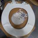 Bemis Slow Close Round Toilet Seat, Easy Clean Hinges, White
Lid never slams, quick-release for deep cleaning, durable plastic, 730SLEC