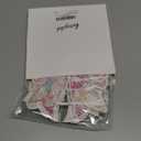 Honeydak 2 Pcs Spring Easter Bunny Garland Pastel Bow Garland Spring Floral Bunny Banner Easter Bow Banner for Backdrop Party Supplies Home Car Mantle Decorations (Pink)