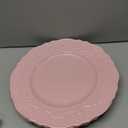Spsyrine Pink Charger plates, 13 Inch Set of 6 Chargers for dinner plates, Serve ware Plate for Wedding Bulk, Parties, Christmas, Holiday Table Setting