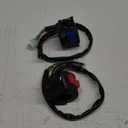 Handlebar Switch Control-1 Pair Motorcycle 7/8inch Left and Right Handlebar Mount Switch with Horn and Ignition Control