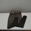 Women's Thermal Fleece Lined Tights, Translucent Skin Tone Pantyhose Style Leggings for Winter Warmth (Large, Black)